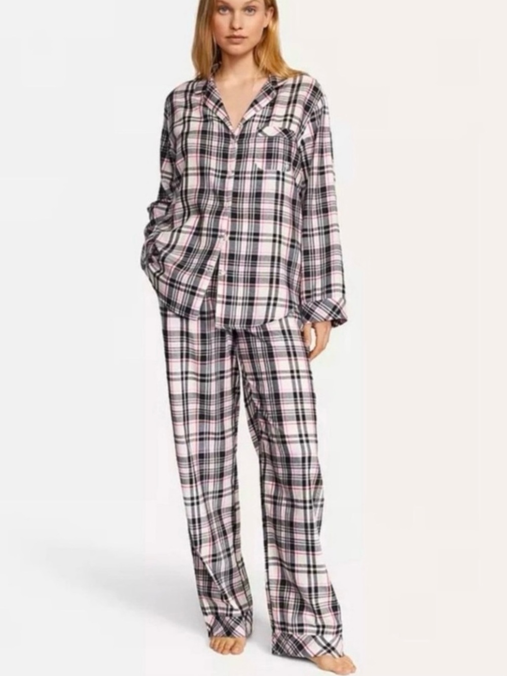 Victoria's Secret Flannel Size XL 2pc PJ Set (NWT)